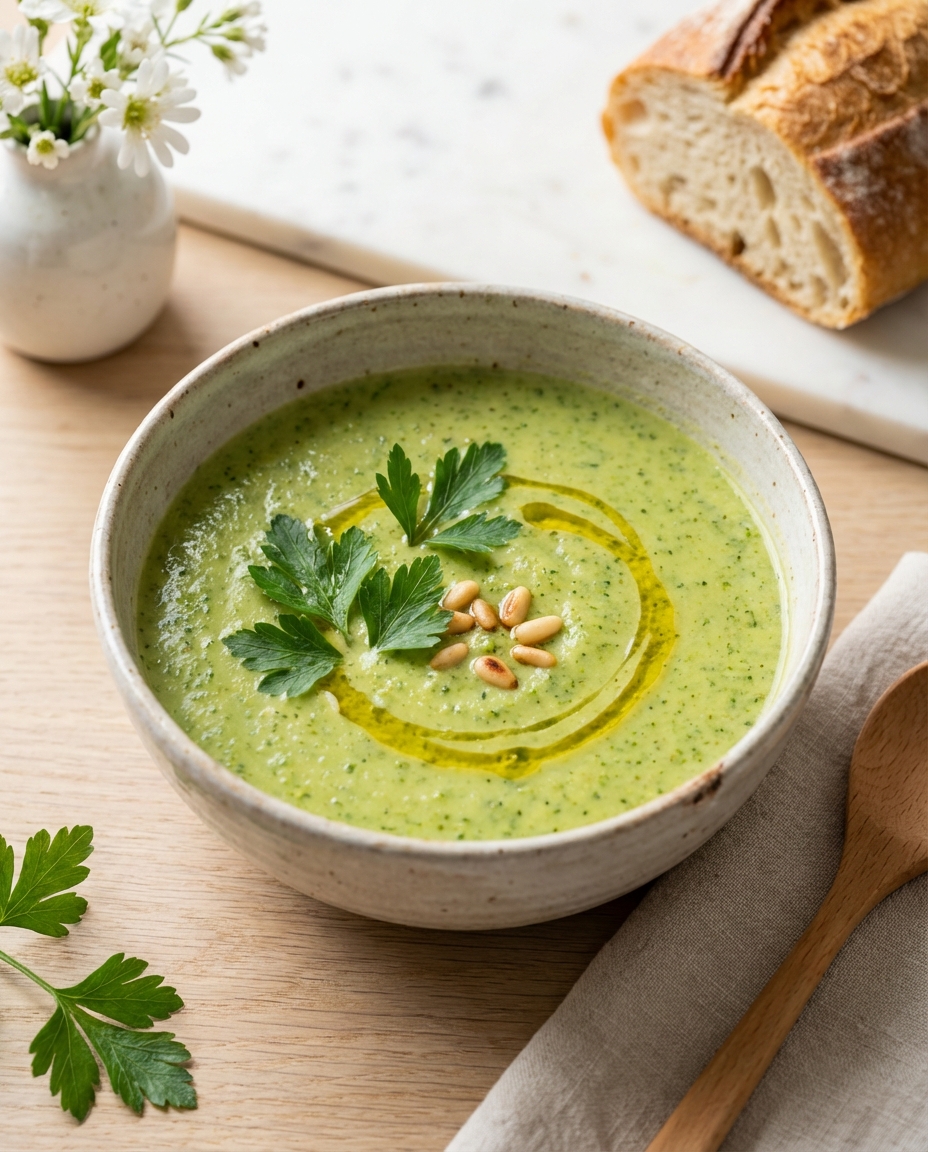 Cremige Brokkolisuppe