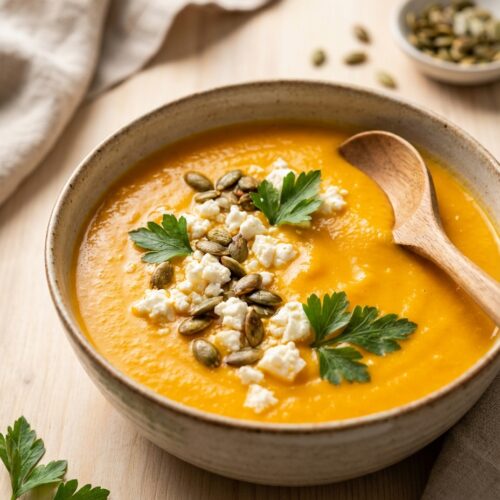 Einfache Kürbissuppe Rezept