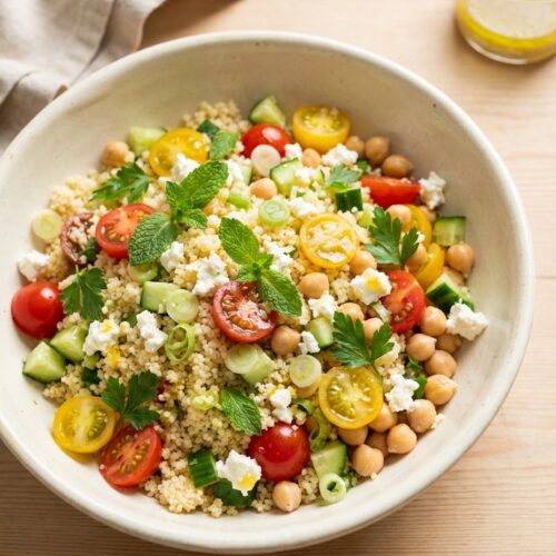 Couscous Salat einfach und schnell