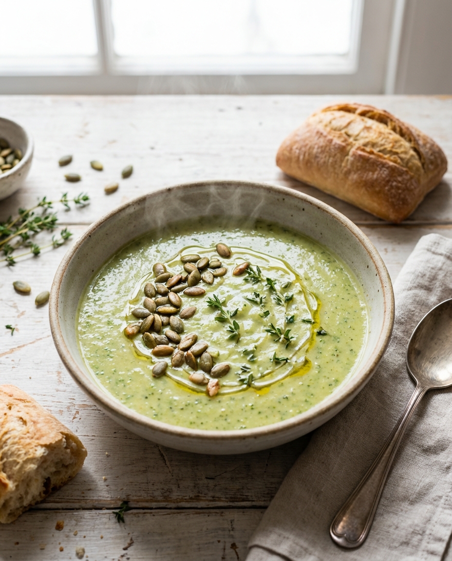 Brokkoli-Creme Suppe