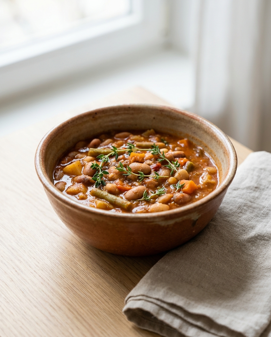 Bohnen-Gemüse Eintopf