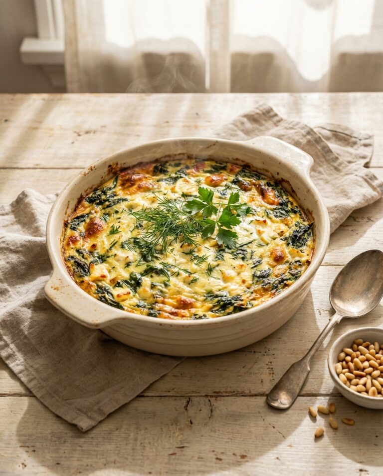 Spinat-Feta Auflauf