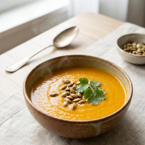 Kürbis-Ingwer Suppe