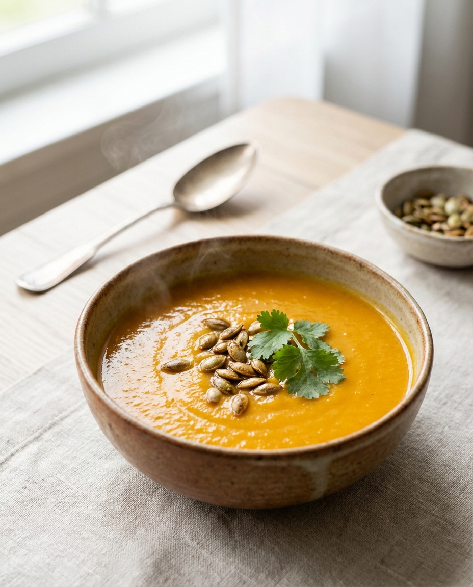 Kürbis-Ingwer Suppe