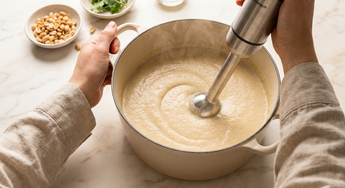 Cremige Blumenkohlsuppe Zubereitung
