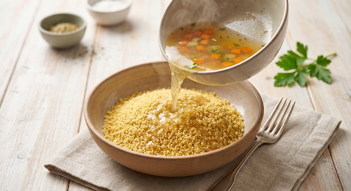 Couscous Salat einfach und schnell Zubereitung