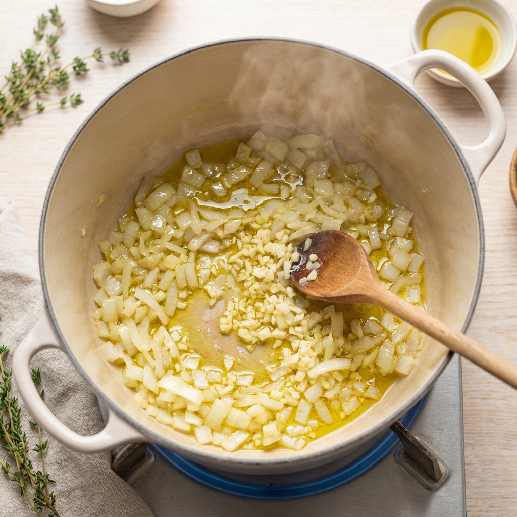 Kichererbsen-Tomaten Suppe Zubereitung