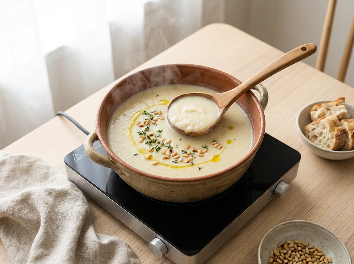 Cremige Blumenkohlsuppe Zubereitung