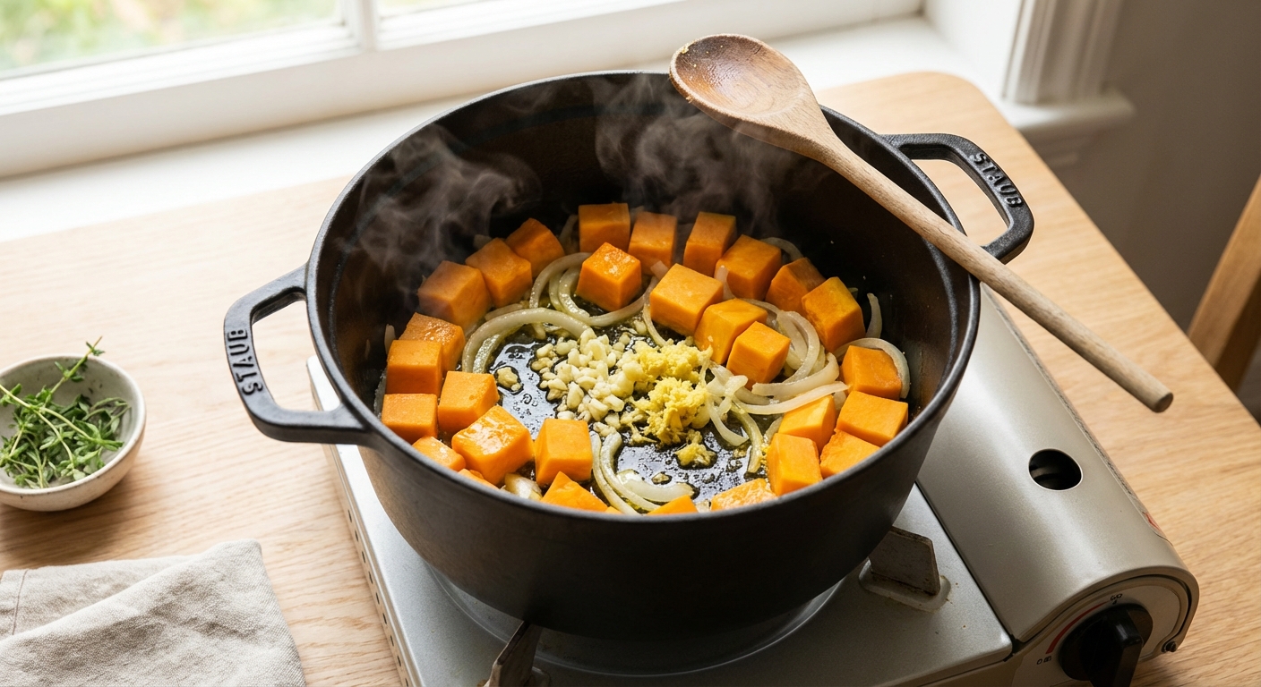Einfache Kürbissuppe Rezept Zubereitung