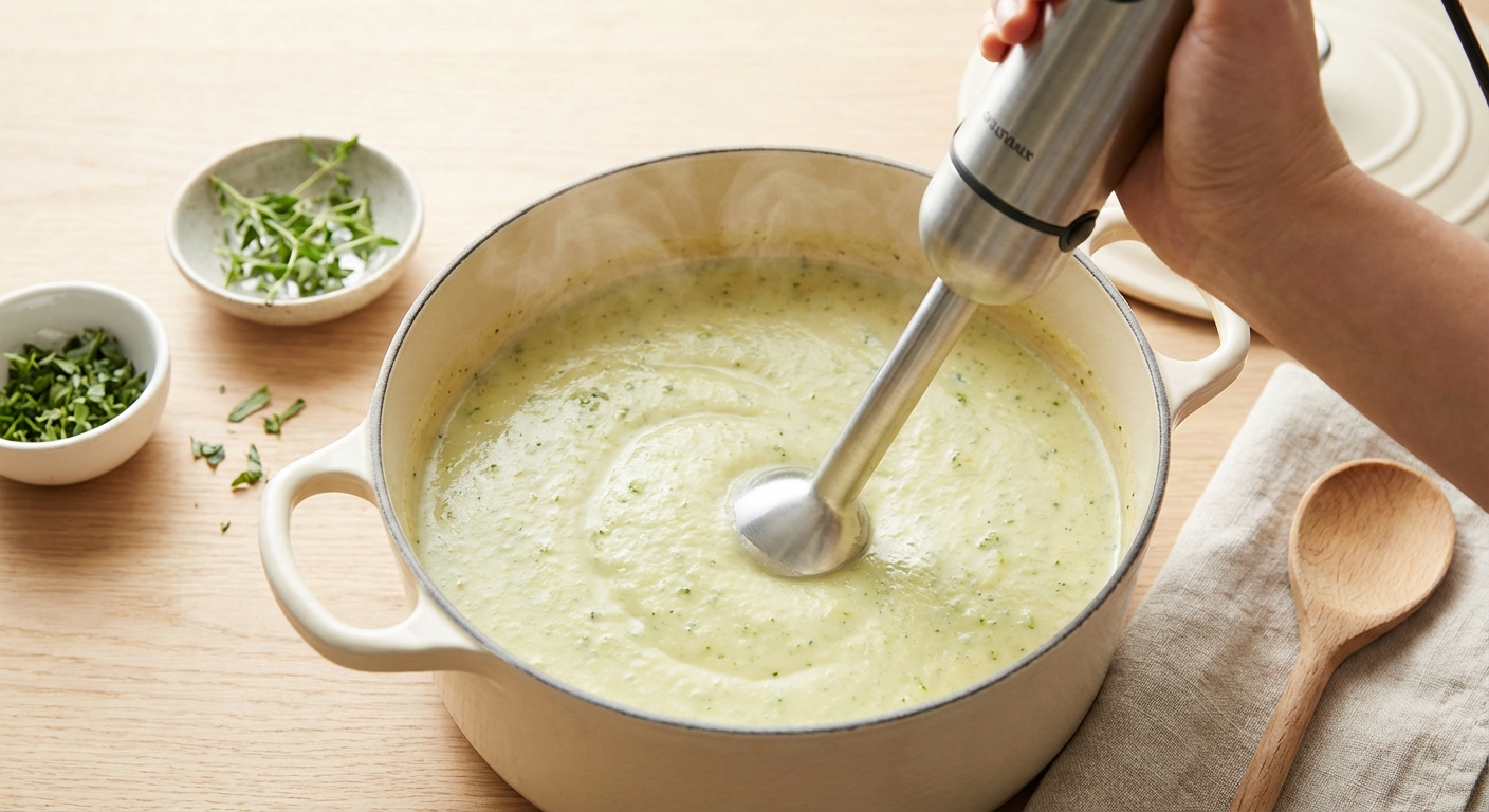 Brokkoli-Creme Suppe Zubereitung