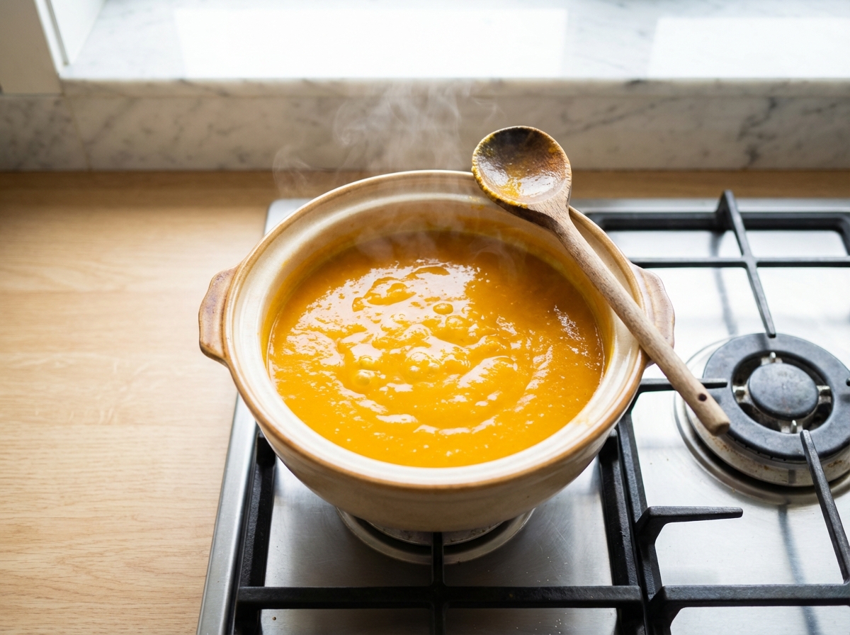 Kürbis-Ingwer Suppe Zubereitung