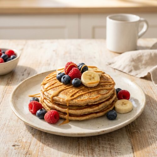 Gesunde Pancakes mit Banane