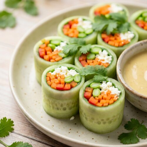 Gurken-Sushi Rolls ohne Reis: Dein Leichtgewicht für den Feierabend