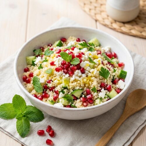 Couscous-Salat mit Granatapfel