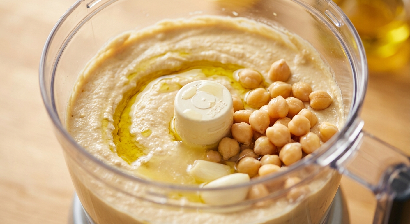 Kichererbsen-Wrap mit Hummus und Ofengemüse Zubereitung