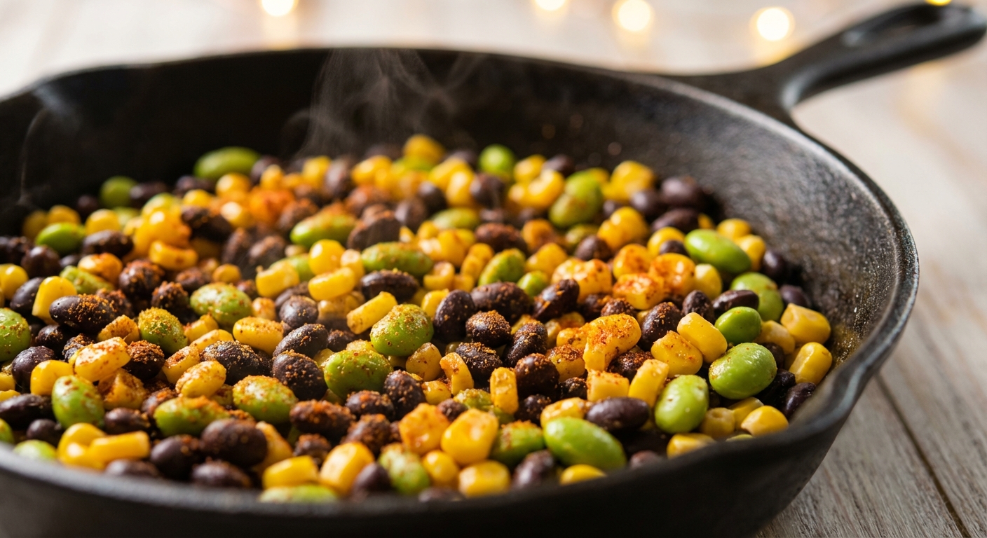 Schwarze-Bohnen-Burrito-Bowl mit Avocado und Soja-Joghurt Zubereitung