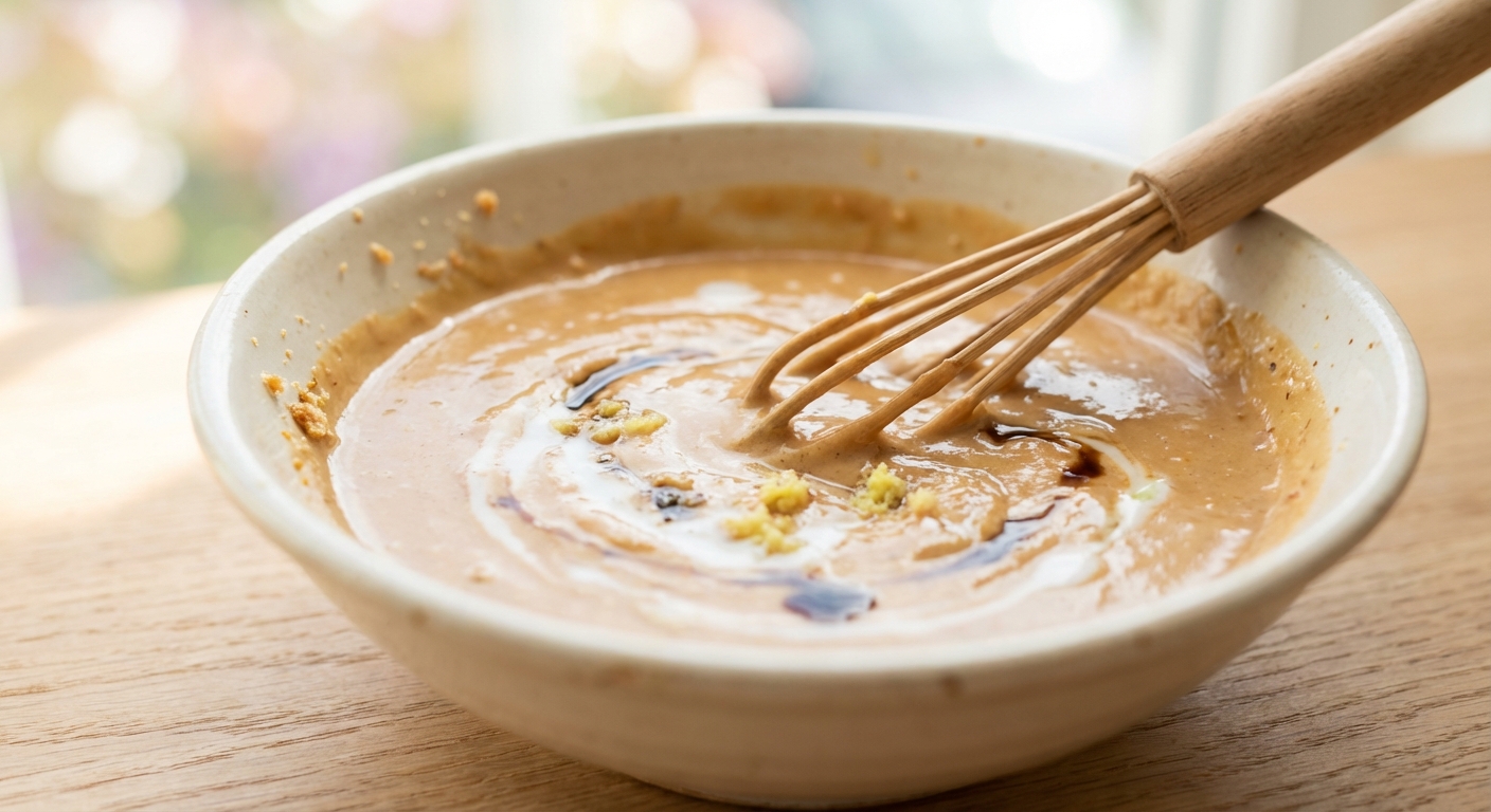 Blumenkohl-Reis-Bowl mit Erdnuss-Tofu Zubereitung