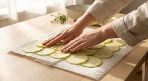 Zucchini-Lasagne mit Spinat und Tofu-Béchamel - Schritt 1