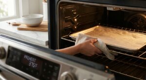 Blumenkohl-Steaks mit Kräuter-Chimichurri und Edamame - Schritt 1
