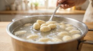 Gnocchi-Salat to Go mit Feta und Rucola - Schritt 1
