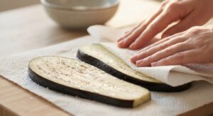 Auberginen-Auflauf mit Feta und Kichererbsen - Schritt 1