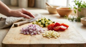 Mediterrane Gemüse-Frittata - Schritt 1