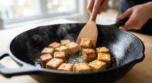 Thai-Gemüse-Curry mit Kokosmilch und Tofu - Schritt 2