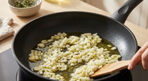 Proteinreiche Gnocchi-Pfanne mit Edamame & Feta - Schritt 2