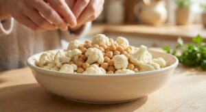 Gebratener Blumenkohl-Salat mit Tahini-Dressing - Schritt 2