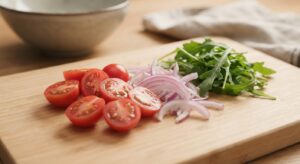 Warmer Linsensalat mit Ziegenkäse - Schritt 2