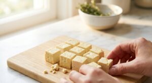 Asiatische Brokkoli-Tofu-Pfanne - Schritt 2