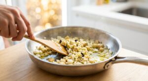 Gefüllte Auberginen mit Linsen und Feta - Schritt 3