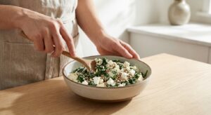 Auberginen-Röllchen mit Ricotta-Spinat-Füllung - Schritt 3