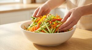 Thai-Glasnudelsalat mit Edamame - Schritt 3