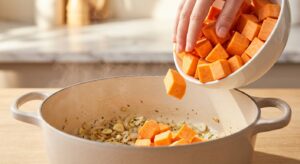 Süßkartoffel-Erdnuss-Eintopf - Schritt 3