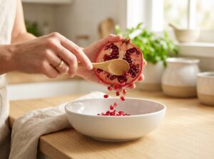 Quinoa-Tabouleh mit Granatapfel und Feta - Schritt 3