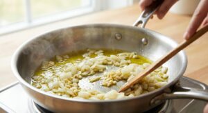 Vegetarische Minestrone mit weißen Bohnen - Schritt 3