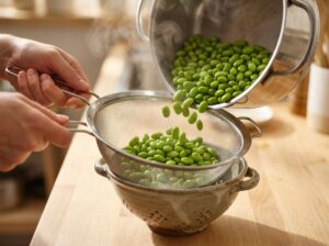 Zucchini-Nudeln mit Pesto, Kirschtomaten und Edamame - Schritt 3