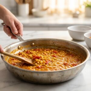 Gefüllte Auberginen mit Linsen und Feta - Schritt 4