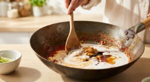 Thai-Gemüse-Curry mit Kokosmilch und Tofu - Schritt 4