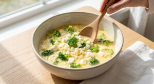 Schnelle Brokkoli-Feta-Quiche ohne Boden - Schritt 4