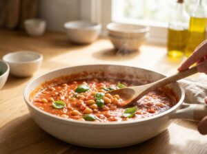 Auberginen-Auflauf mit Feta und Kichererbsen - Schritt 4