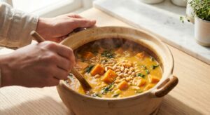 Süßkartoffel-Erdnuss-Eintopf - Schritt 5