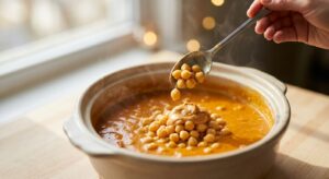 Kichererbsen-Curry mit Spinat - Schritt 5