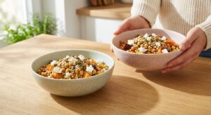 Warmer Kichererbsen-Salat mit geröstetem Gemüse - Schritt 6