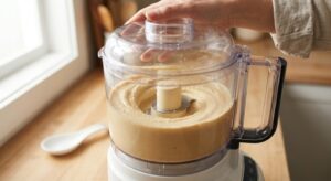 Kichererbsen-Wrap mit Hummus und Ofengemüse - Schritt 6