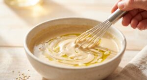 Gebratener Blumenkohl-Salat mit Tahini-Dressing - Schritt 6