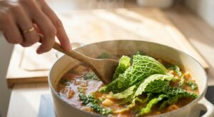 Vegetarische Minestrone mit weißen Bohnen - Schritt 7