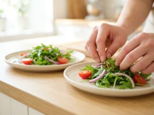 Gebratener Blumenkohl-Salat mit Tahini-Dressing - Schritt 8