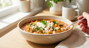 Vegetarische Minestrone mit weißen Bohnen - Schritt 8